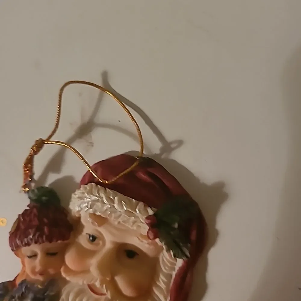 Vintage Santa Ornament #4